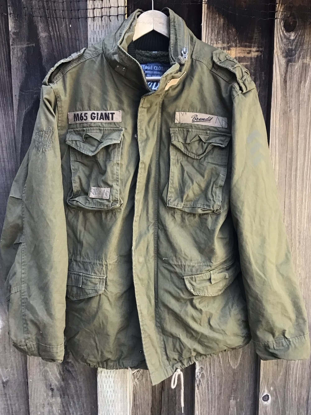 Brandit M65 Giant Olive Green 3 In 1 Army Military Field Jacket Mens Large